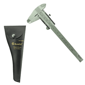 PIE DE METRO 6 /150 MM ASAKI CON FUNDA ECOCUERO