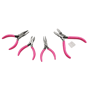 KIT 4 ALICATES MINI 3 PARA BISUTERIA