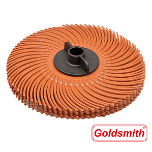 DISCO RADIAL DE PULIDO GRANO 320 GOLDSMITH. DE Ø 75MM