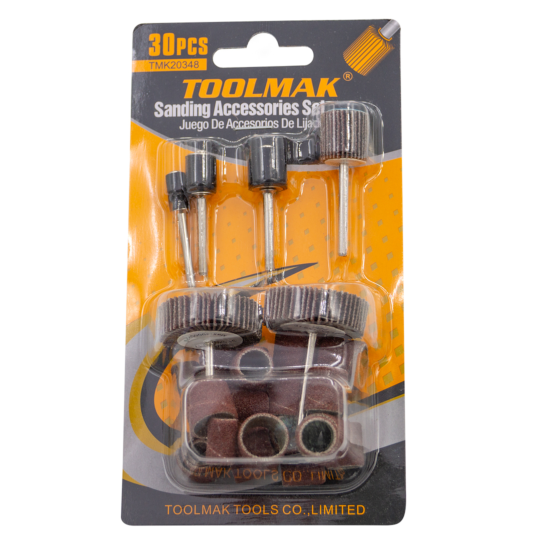SET DE 30 ACCESORIOS DE LIJAS Y TRASLAPADOS 7