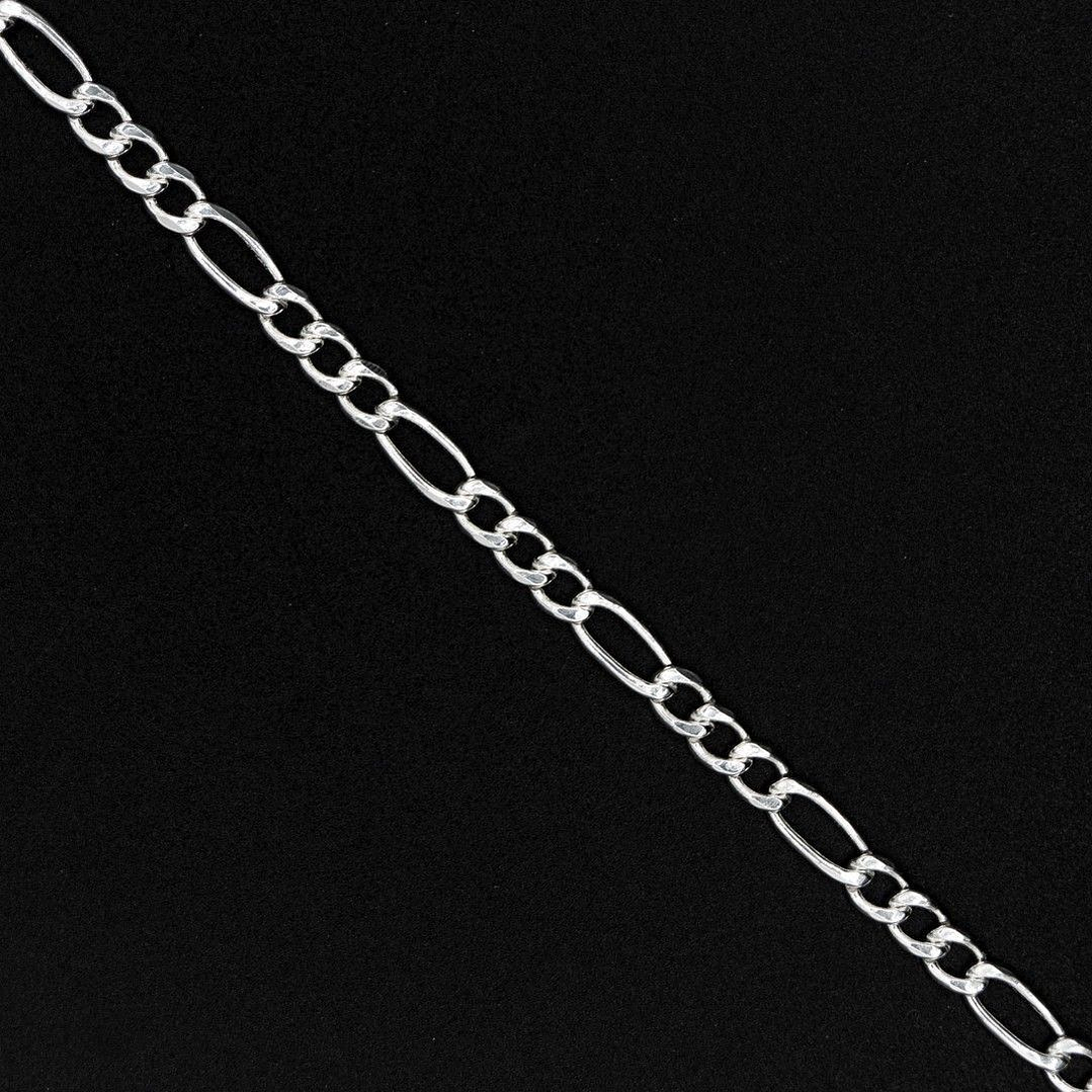 CADENA DE PLATA FIGARO 3X1 060 X METRO AG 925 1