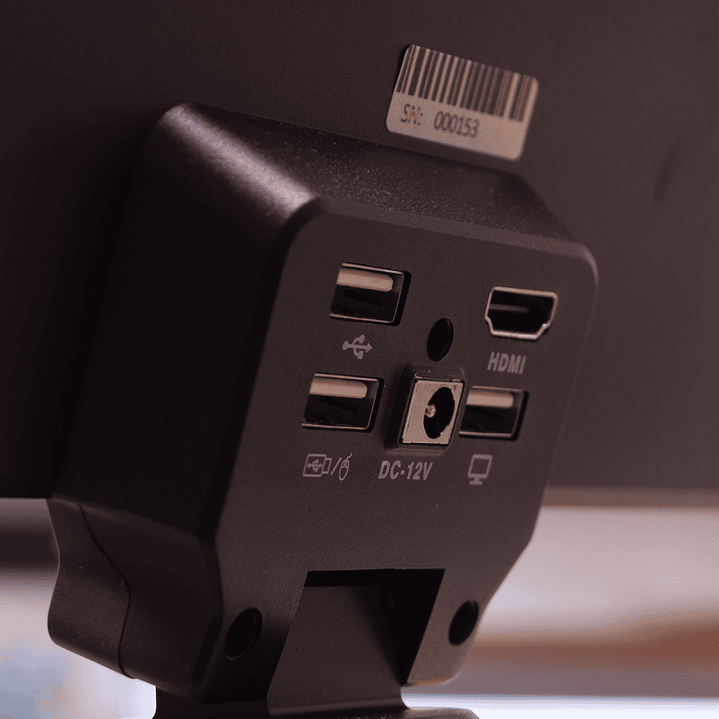 MICROSCOPIO PARA ENGASTE CON BRAZO EXTENSIBLE y CAMARA 2