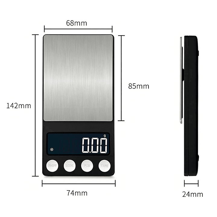 BALANZA DIGITAL DE PRECISION  0,01 A 500 GRS 2