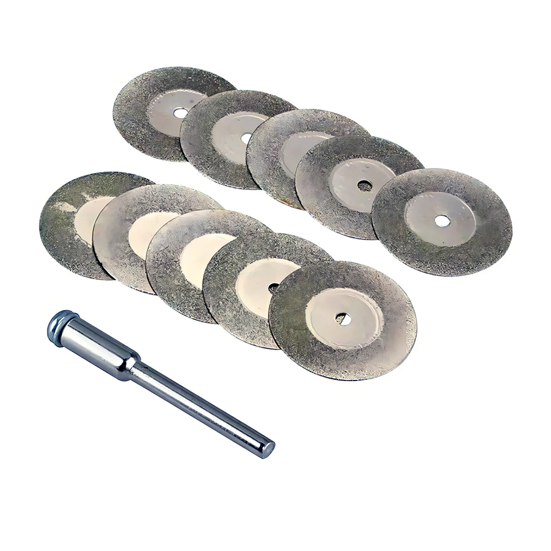 SET DE 10 DISCOS DIAMANTADOS 25 MM CROWNMAN 1