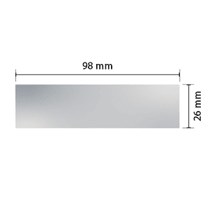 LÁMINA DE PLATA ESPESOR 1.80 MM. (50 GRS.)