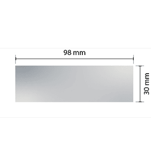 LÁMINA DE PLATA ESPESOR 0.80 MM. (25 GRS.)