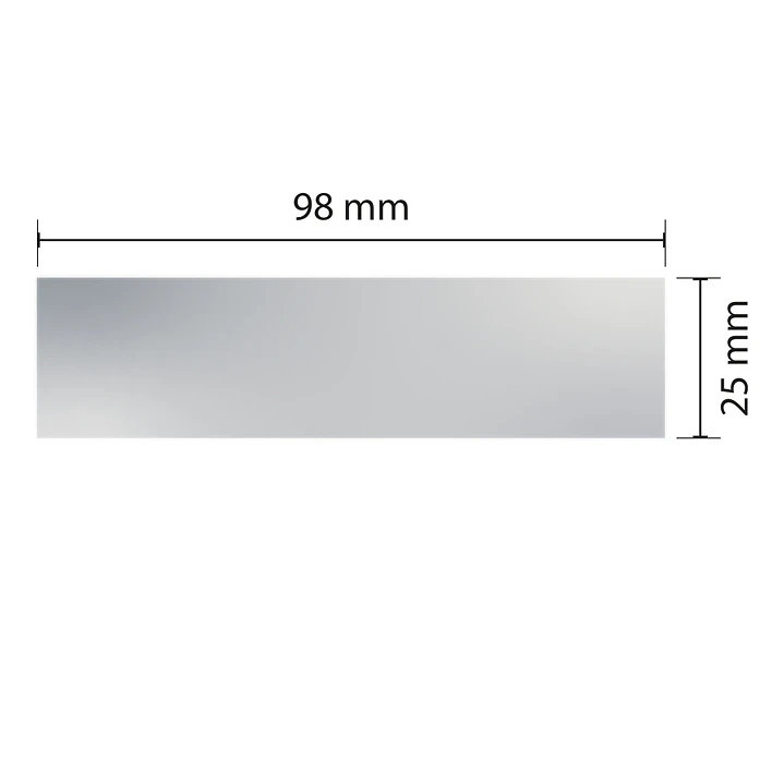 LÁMINA DE PLATA ESPESOR 1.0 MM. (25 GRS.) 1