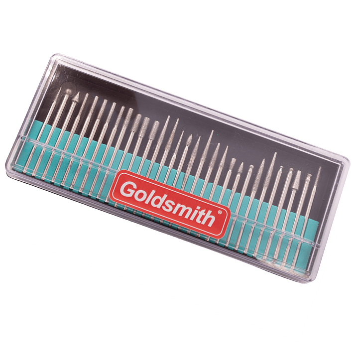 SET DE 30 FRESAS DIAMANTADAS GOLDSMITH® 1