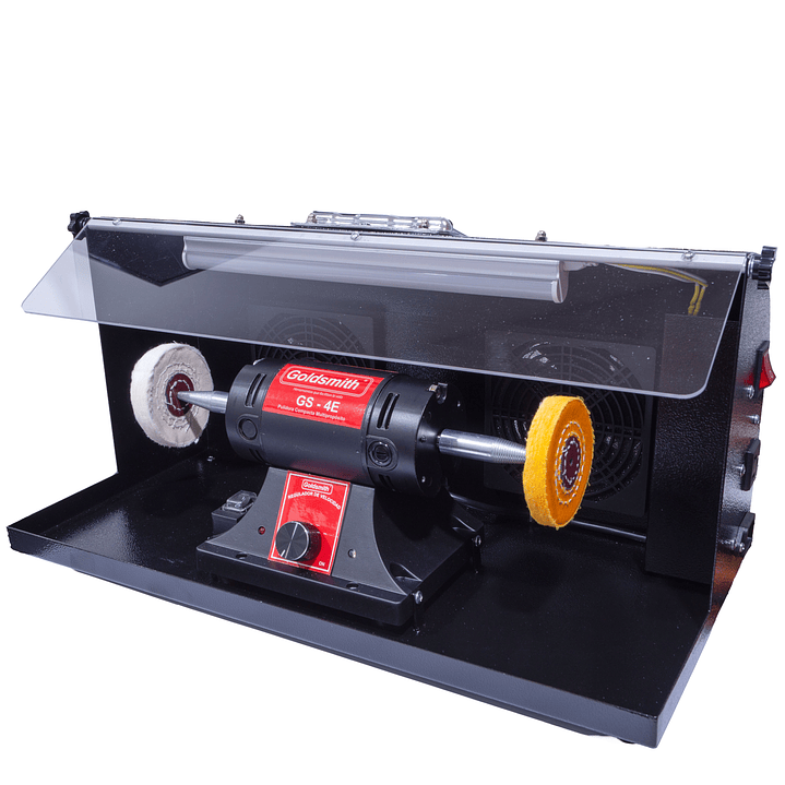 PULIDORA COMPACTA 400 WATT CON EXTRACTOR DOBLE GOLDSMITH  1