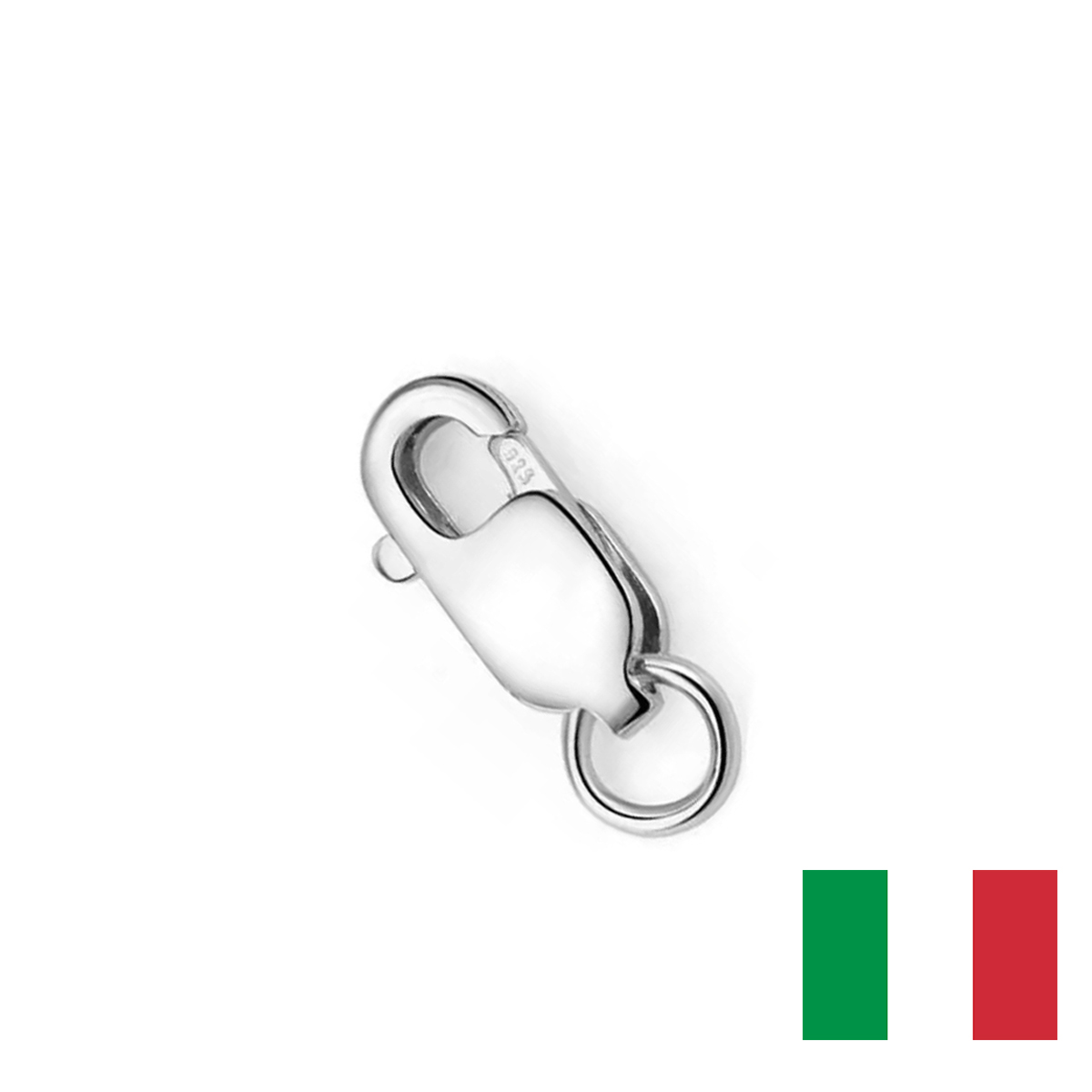 MOSQUETON PLATA ENCHAPADA # 1 SILVERFILLED