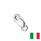 MOSQUETON PLATA ENCHAPADA # 1 SILVERFILLED - thumbnail 1