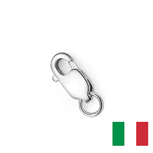 MOSQUETON PLATA ENCHAPADA # 2 SILVERFILLED