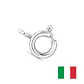 ARGOLLA DE RESORTE ENCHAPE Ø 7.0 MM. SILVERFILLED - Thumbnail 1