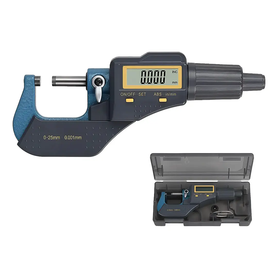 MICROMETRO DIGITAL ALTA PRECISIÓN 0-25 MM EN ESTUCHE  5