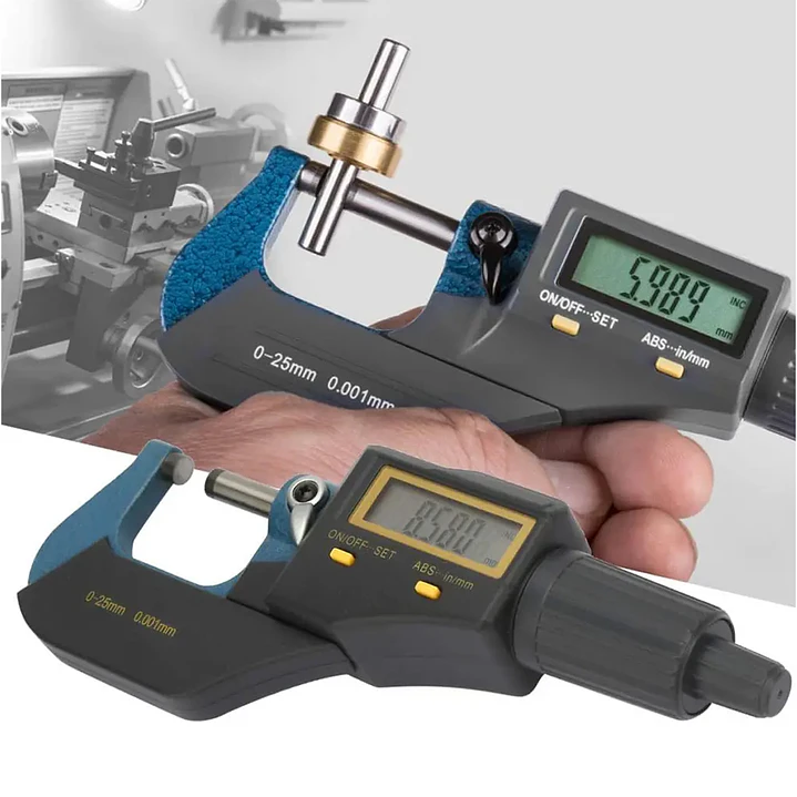 MICROMETRO DIGITAL ALTA PRECISIÓN 0-25 MM EN ESTUCHE  6