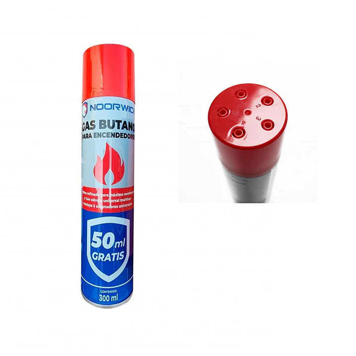 GAS BUTANO PARA RECARGAR SOPLETE 300 ML. 1