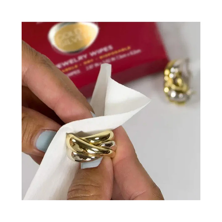 TOALLITAS PARA LIMPIAR JOYAS DE PLATA Y ORO SET 25 UN 4