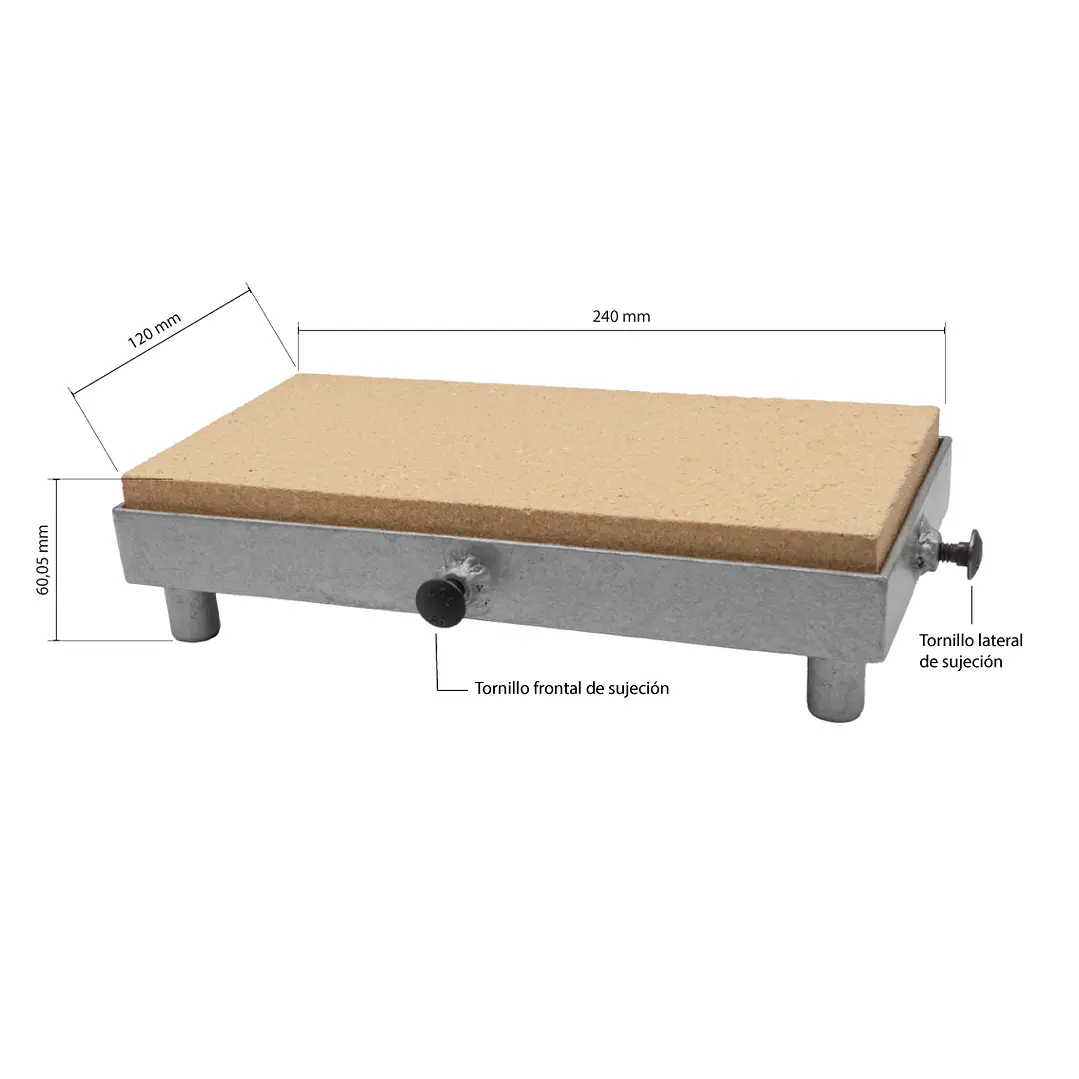 BASE METALICA PARA SOLDAR DE SOBREMESA  1
