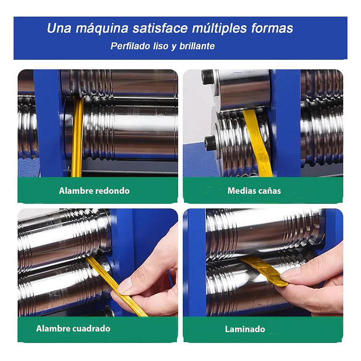 LAMINADOR MANUAL MINI P/ALAM CUAD-RED Y 1/2 CAÑAS 2