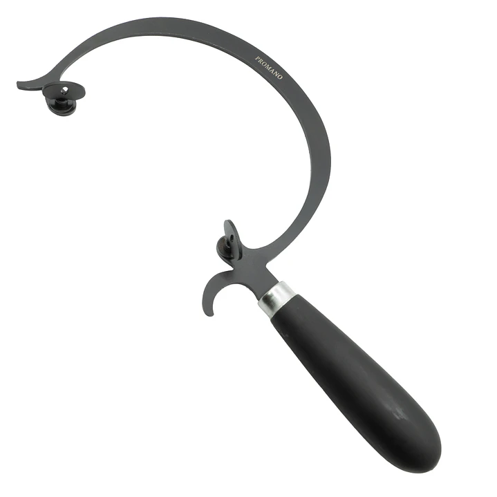 ARCO DE SIERRA JOYERO CURVO NEGRO 108 MM 1