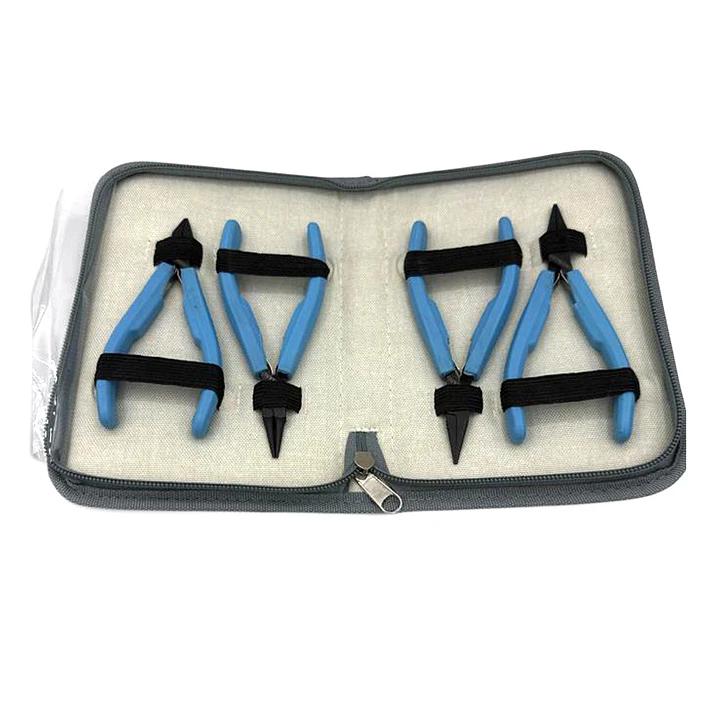 SET DE 4 ALICATES DE PRECISIÓN EN ESTUCHE 2