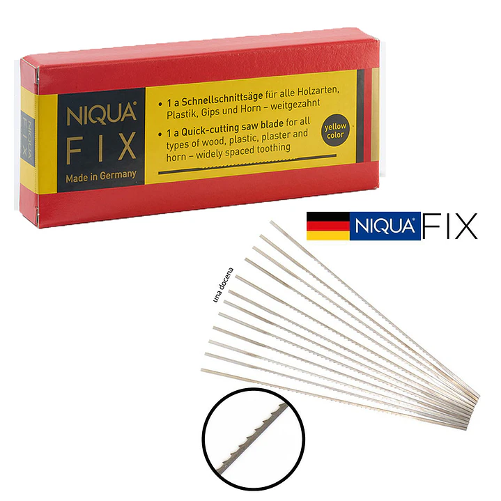 SIERRAS FIX PARA MADERA, HUESO Y CERA Nº 6 (POR DOCENA) 1