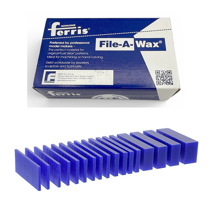 CERA P/TALLADO AZUL CORTADA 1 LB. FERRIS 1