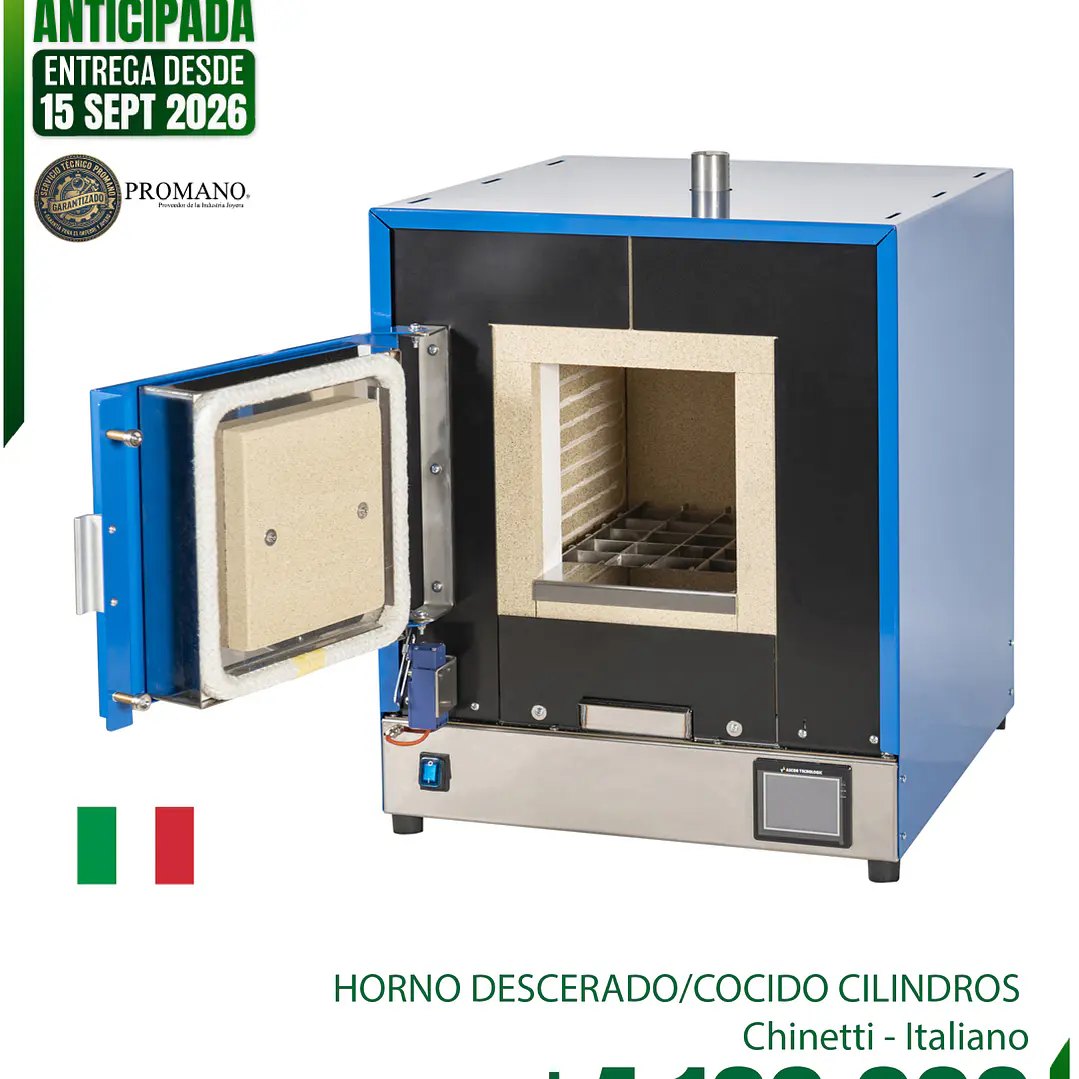 ENTREGA DESDE EL 15 SEPT - HORNO DESCERADO/COCIDO CILINDROS - Chinetti - Italiano 1