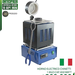 ENTREGA DESDE EL 15 SEPT - HORNO ELECTRICO CHINETTI 1 KILO CAP. 850 WATT