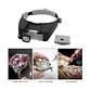 LUPA VISERA AJUSTABLE 2 LED  1.5X, 6X, 8X - Thumbnail 2