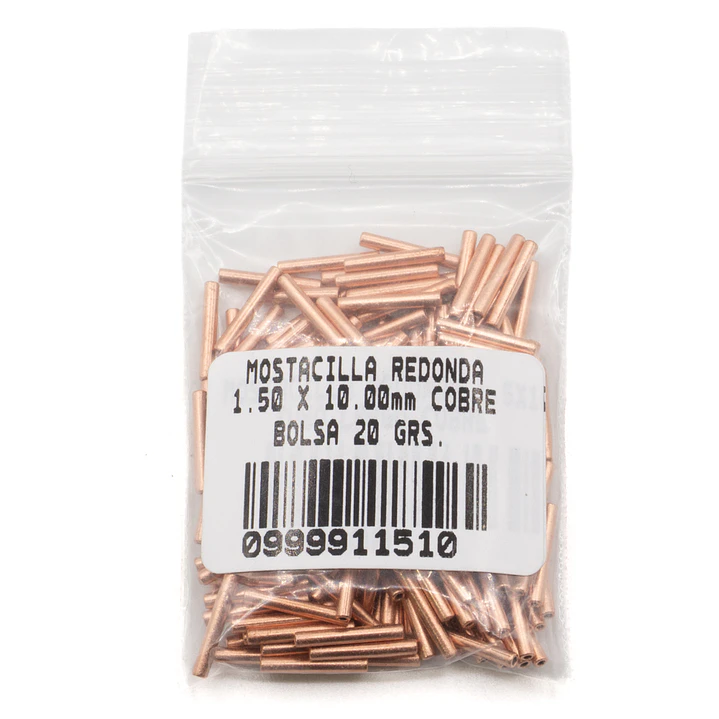 MOSTACILLA REDONDA 1.5 X 10 MM. REDONDA 1.5 X 10 MM 20 GRS. 4