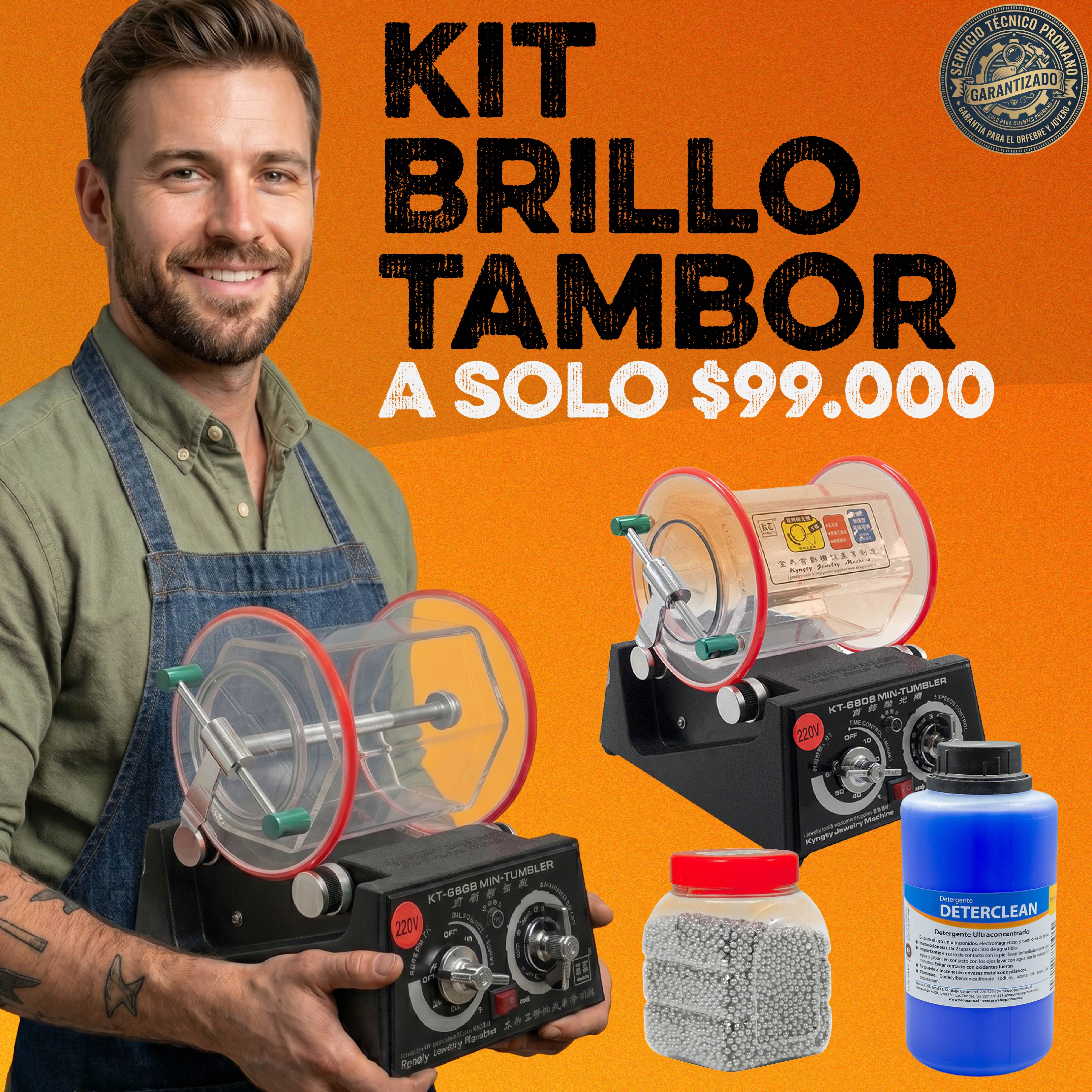 KIT BRILLO TAMBOR