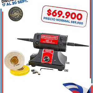 PULIDORA COMPACTA 1/2 HP PLUS GOLDSMITH®