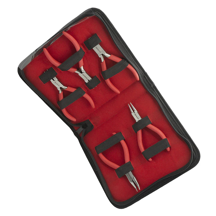 Kit Set de 5 Alicates para Joyería y Bisutería con Estuche - PROMANO 1
