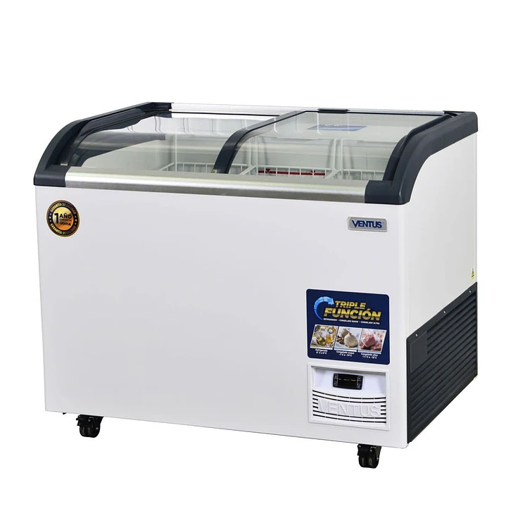 Congeladora Vidrio Semicurvo CTV-320Q PRO Ventus 4