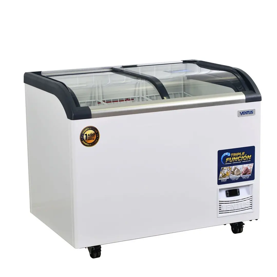 Congeladora Vidrio Semicurvo CTV-320Q PRO Ventus 5