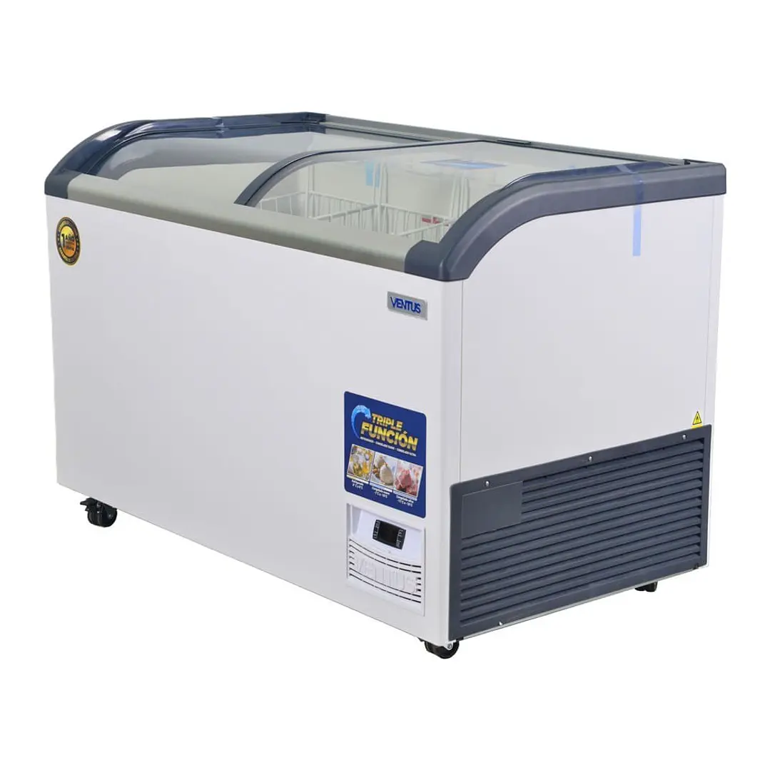 Congeladora Vidrio Semicurvo CTV-420Q PRO Ventus 4