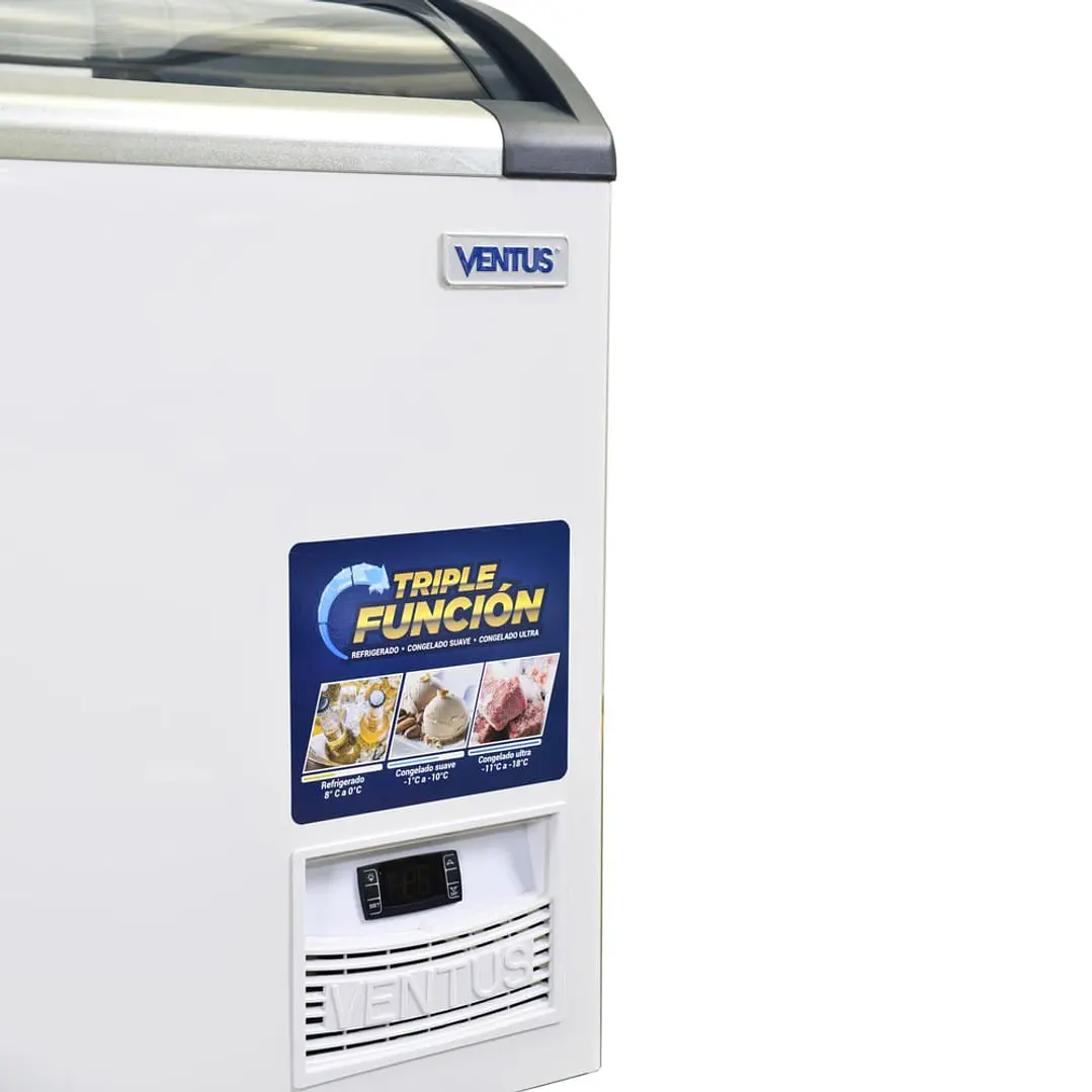 Congeladora Vidrio Semicurvo CTV-620Q PRO Ventus 7