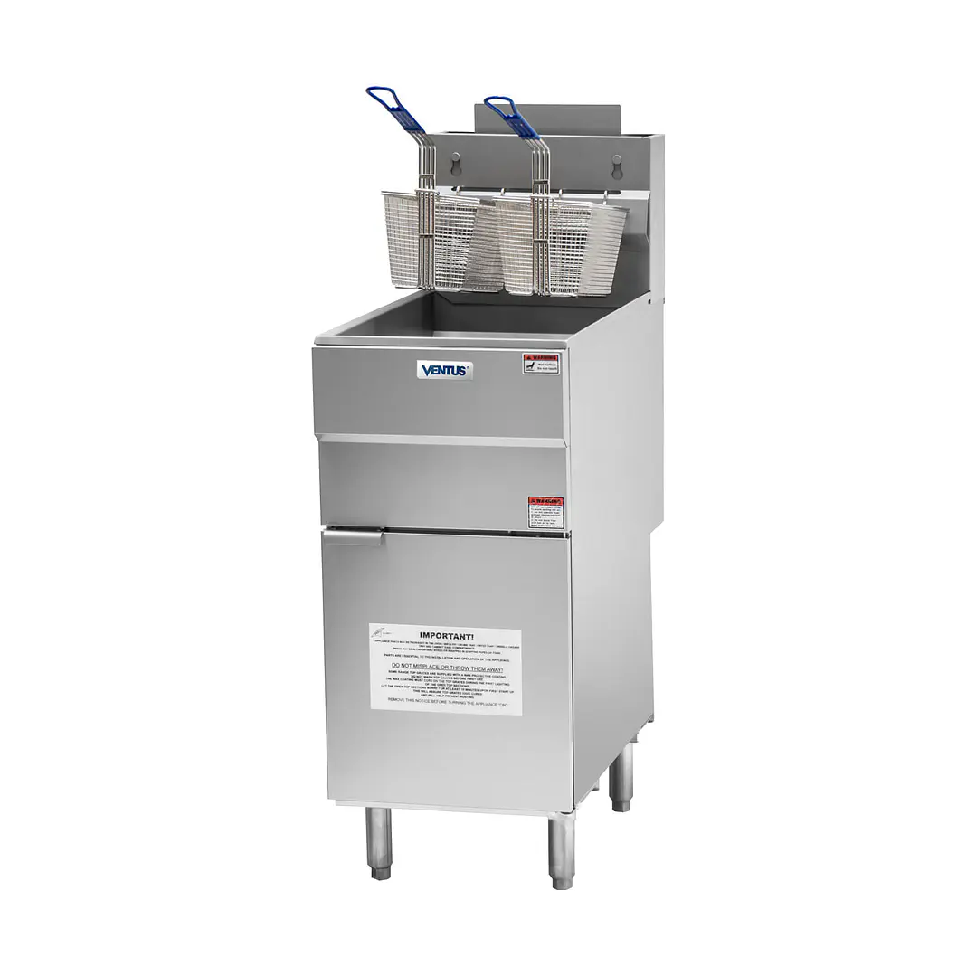 FREIDORA A GAS ALTA PROD 18 LITROS GAS LICUADO VFP-18L2 VENTUS 4