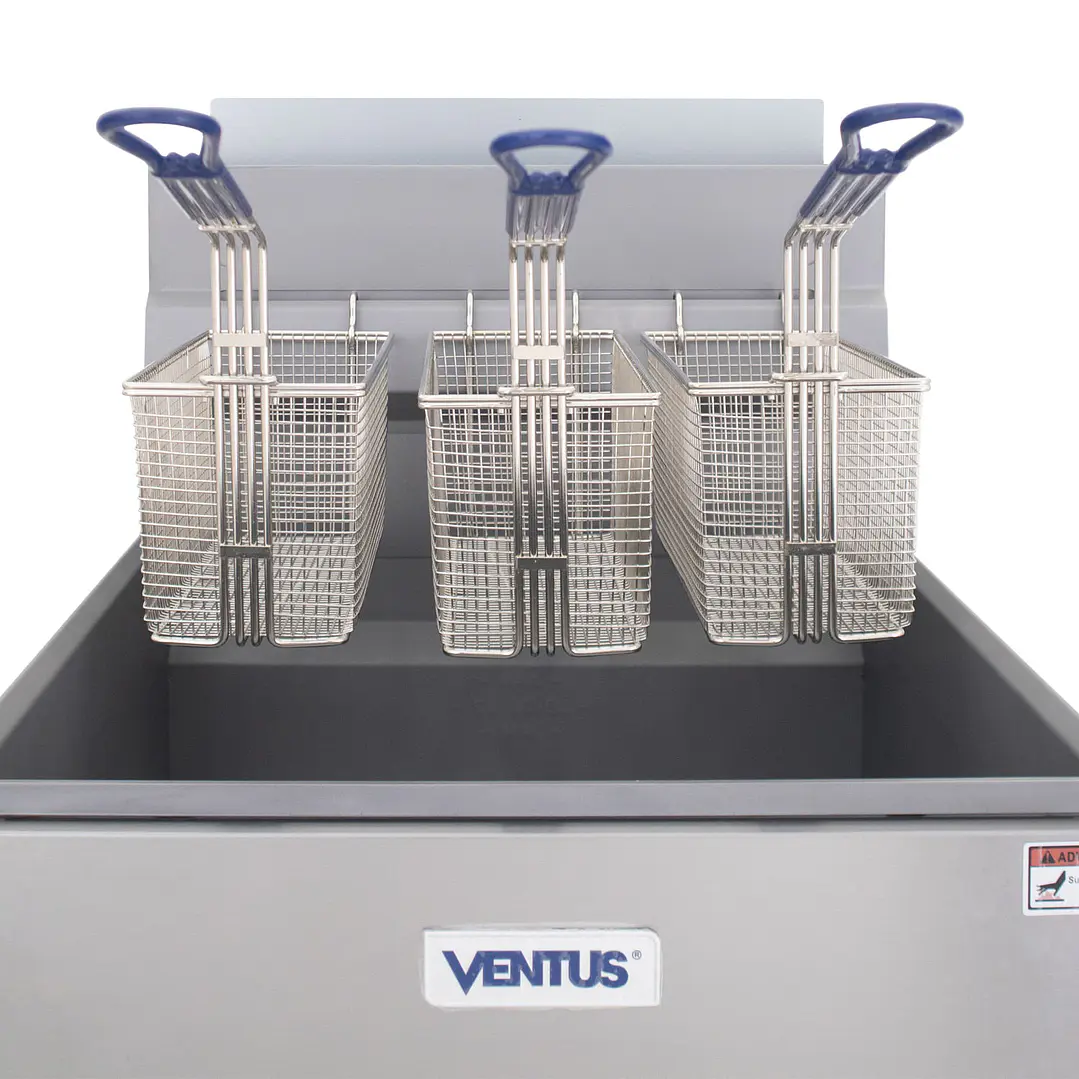 FREIDORA A GAS ALTA PROD 37 LITROS GAS LICUADO VFP-37L3 VENTUS 4