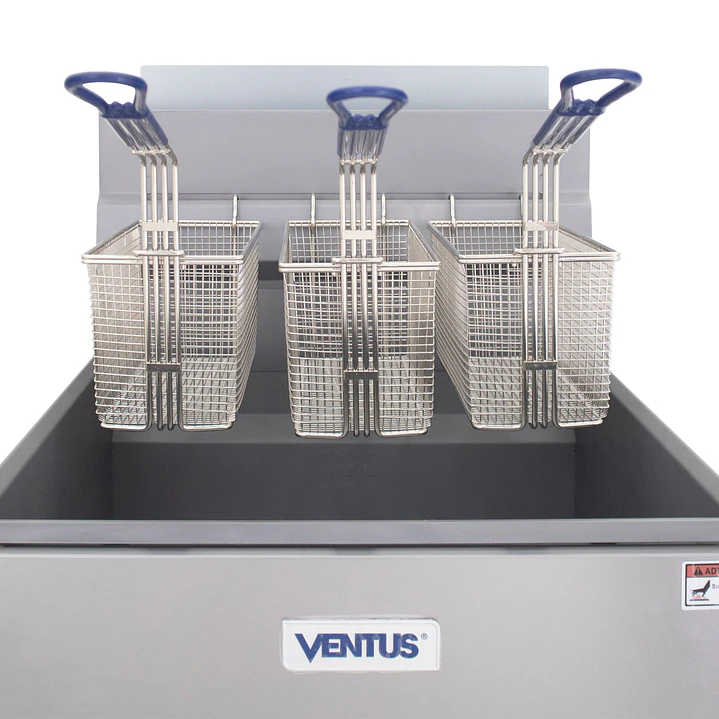 FREIDORA A GAS ALTA PROD 37 LITROS GAS LICUADO VFP-37L3 VENTUS 4