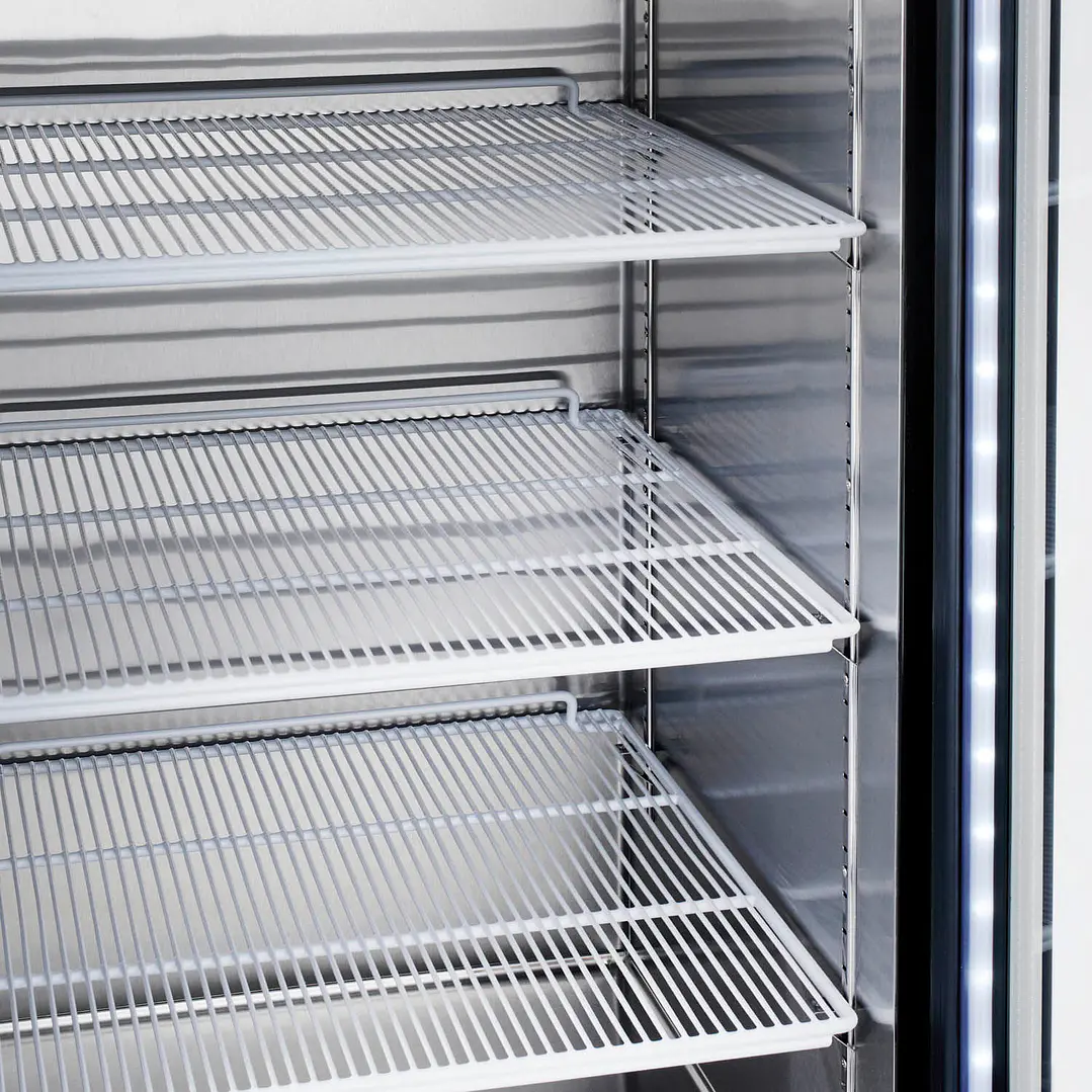 Freezer Acero Inox. 1 Pta Vidrio Vf1Ps-700V Ventus 3