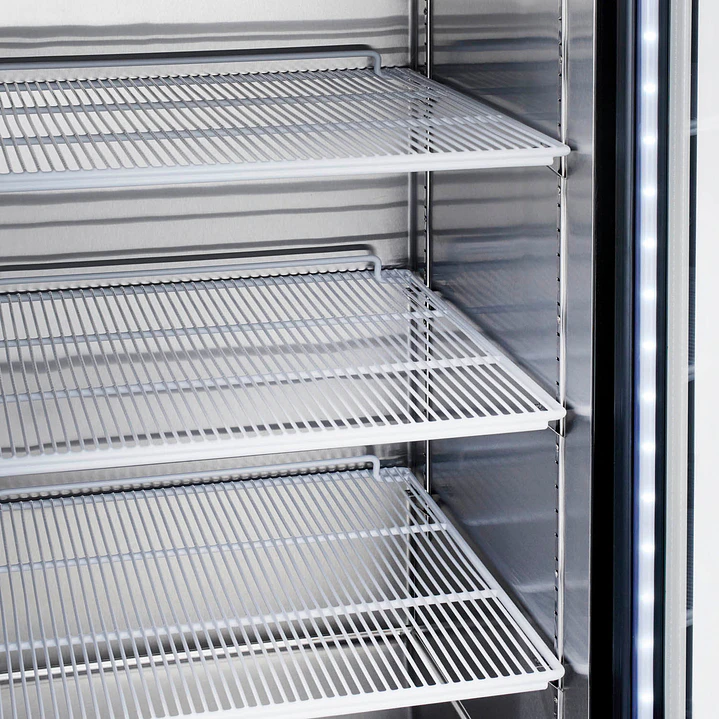 Freezer Acero Inox. 1 Pta Vidrio Vf1Ps-700V Ventus 3