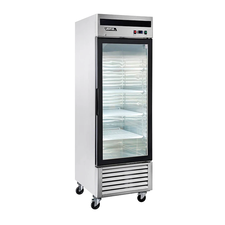 Freezer Acero Inox. 1 Pta Vidrio Vf1Ps-700V Ventus 6