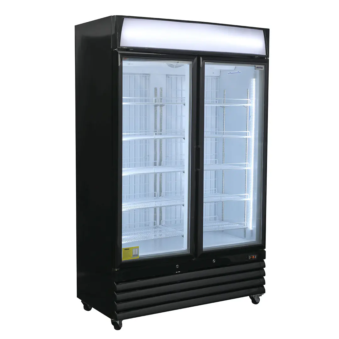 Freezer Vertical 2 Puertas De Vidrio 800 Lts Vc-800F Ventus 6