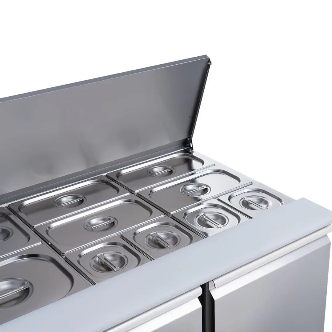 Mesón Saladette 3 Ptas Acero Inox. VMRSL-385 Benefit Ventus 8