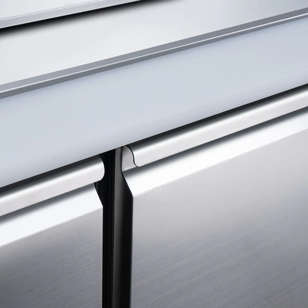 Mesón Saladette 3 Ptas Acero Inox. VMRSL-385 Benefit Ventus 10