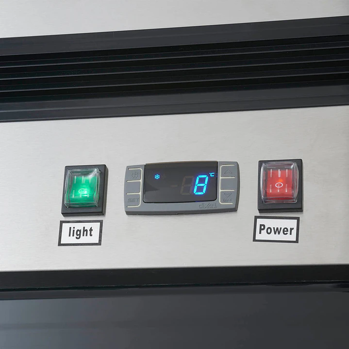 Refrigerador Acero Inox. 2 Ptas Vidrio VR2PS-1400V Ventus 6