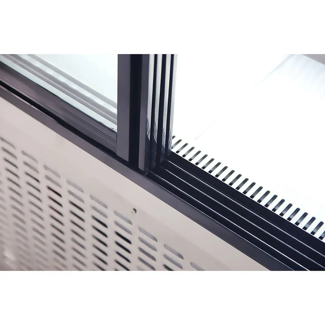 Vitrina Refrigerada Vidrio Curvo Fer-1500 Inox Ventus 10