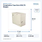 Congeladora Tapa Dura 200LTS Maigas - Miniatura 2